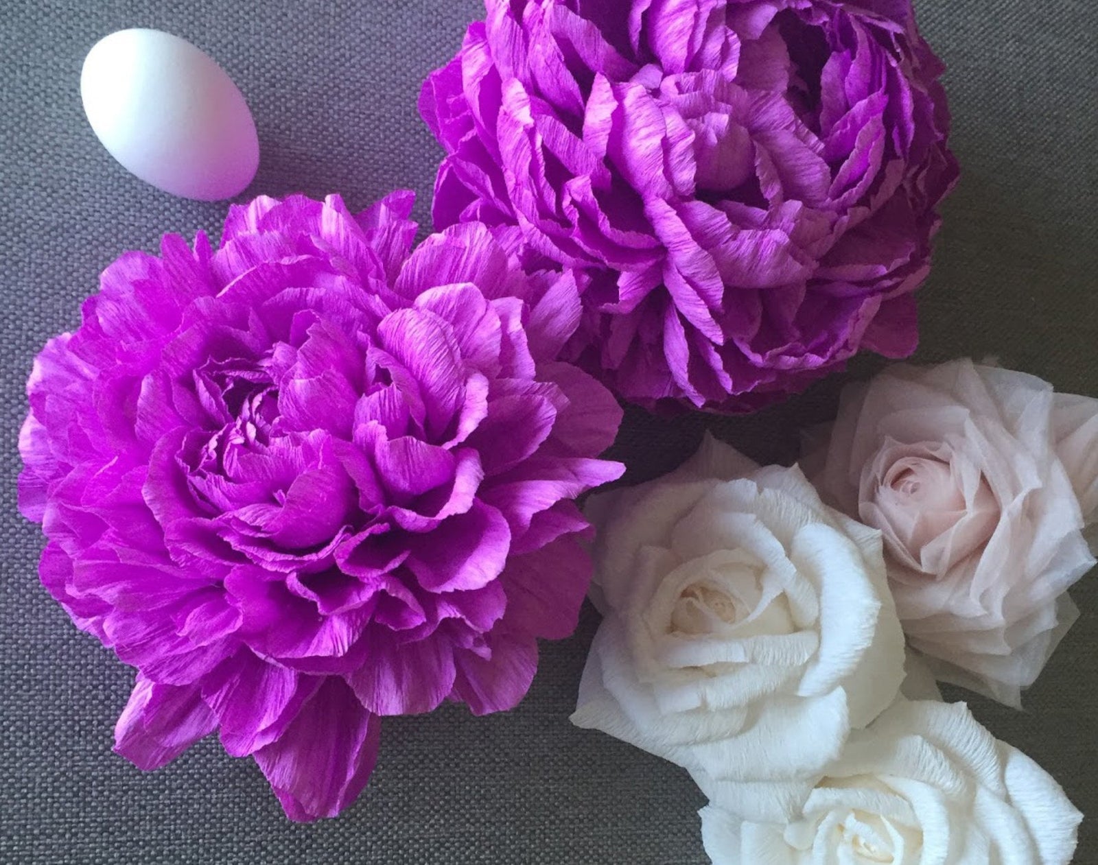 DIY easter egg peony