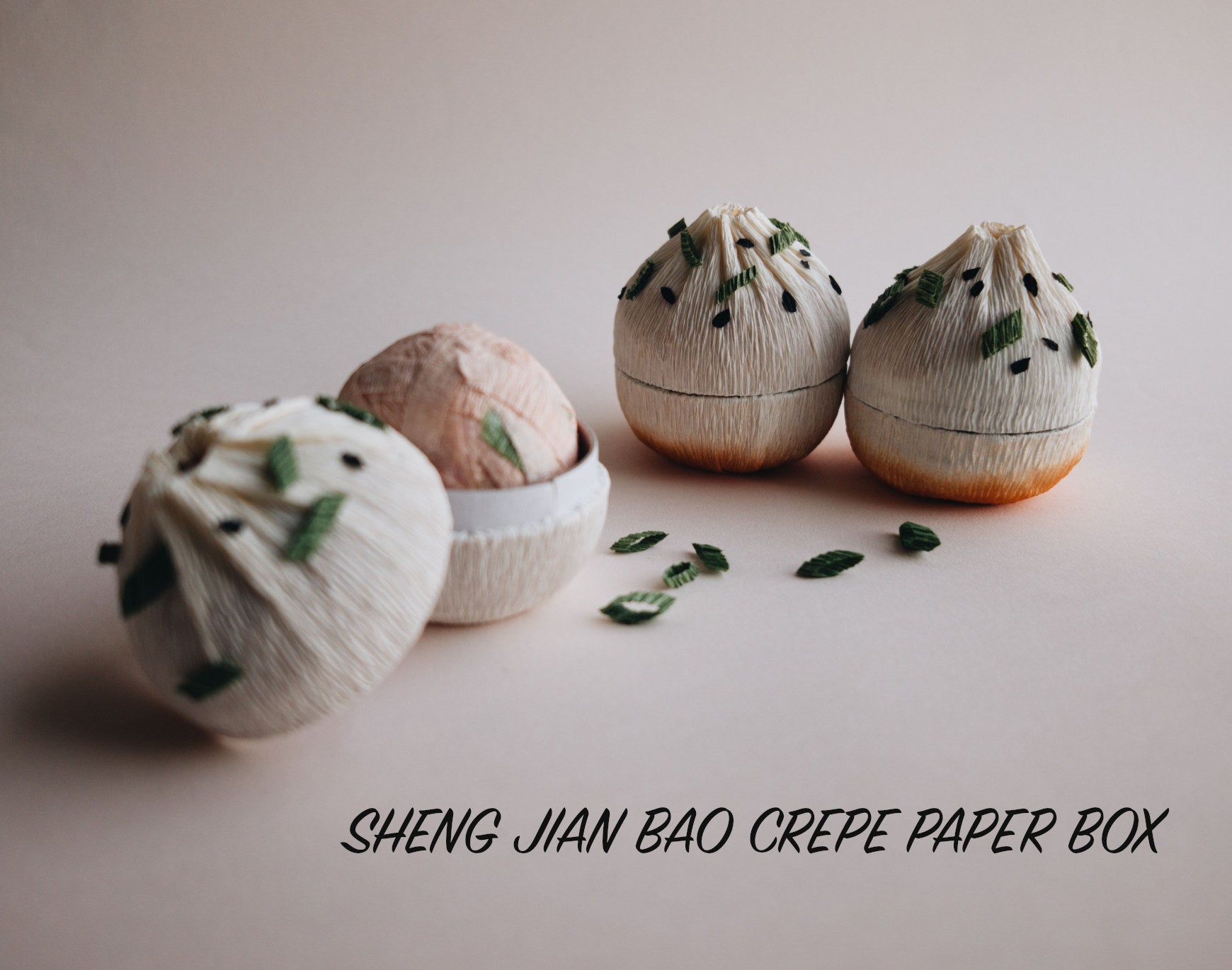 SHENG JIAN BAO CREPE PAPER BOX diy