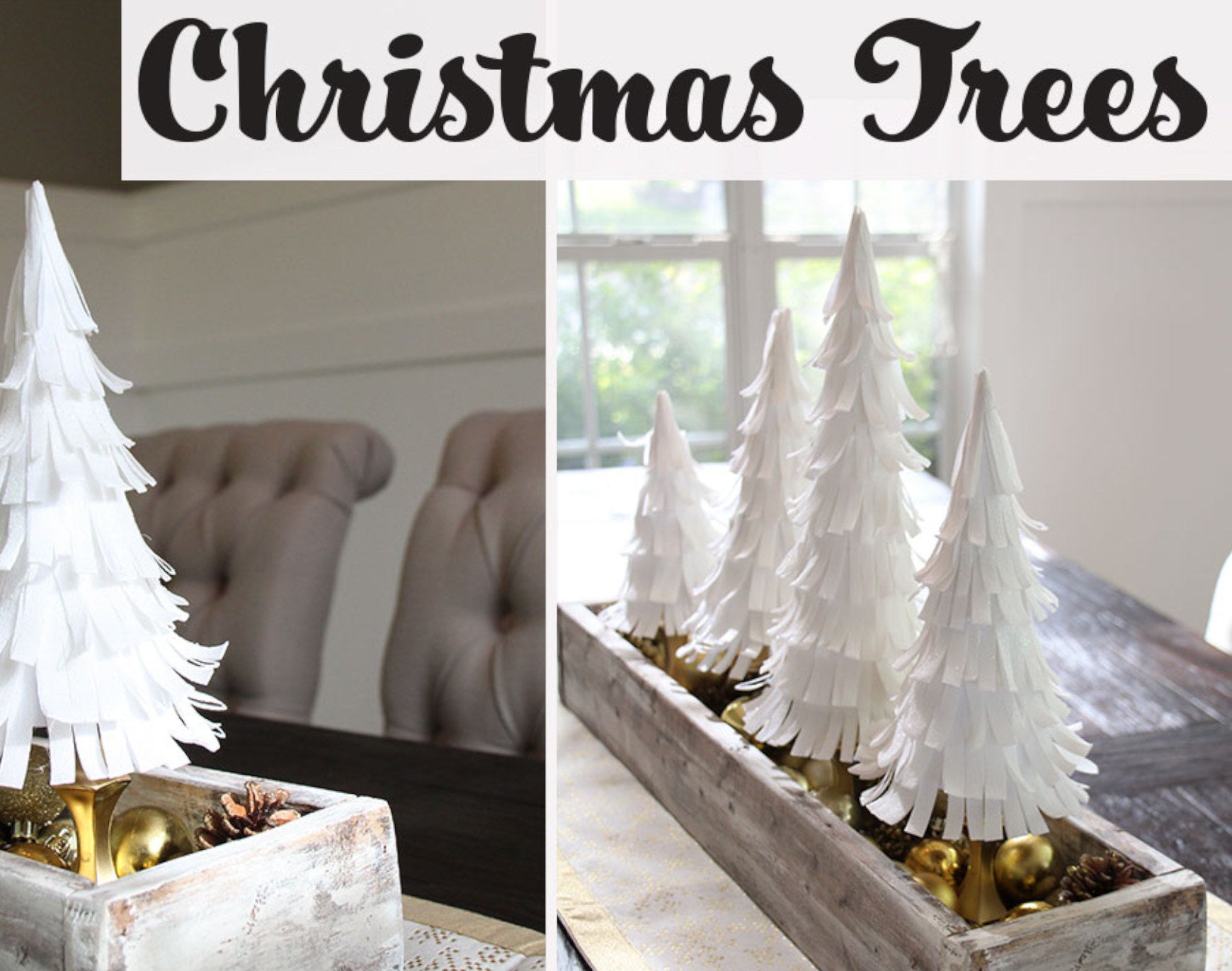 DIY Decor christmas trees