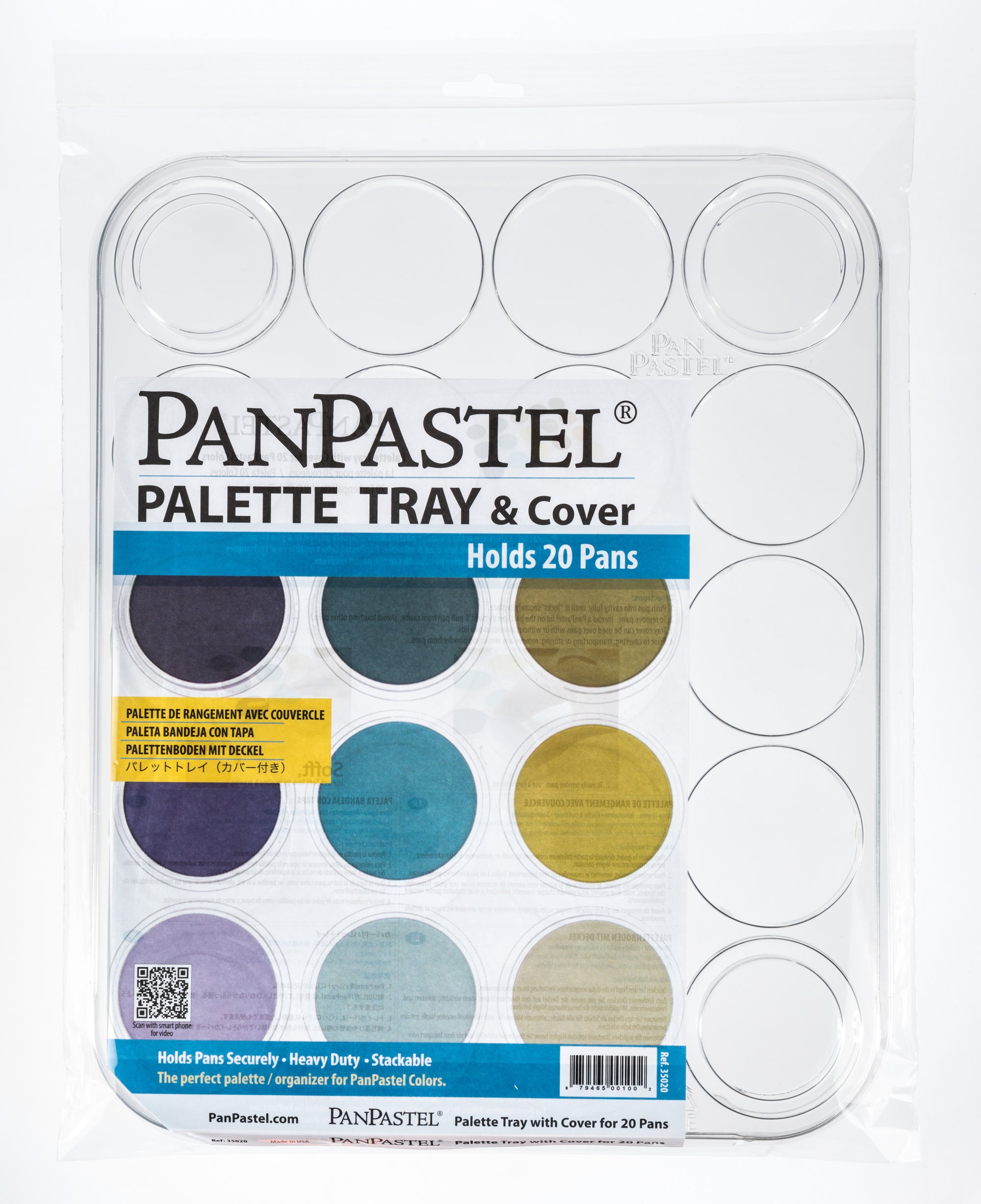 PanPastel - 35020 EMPTY 20 COLOUR TRAY