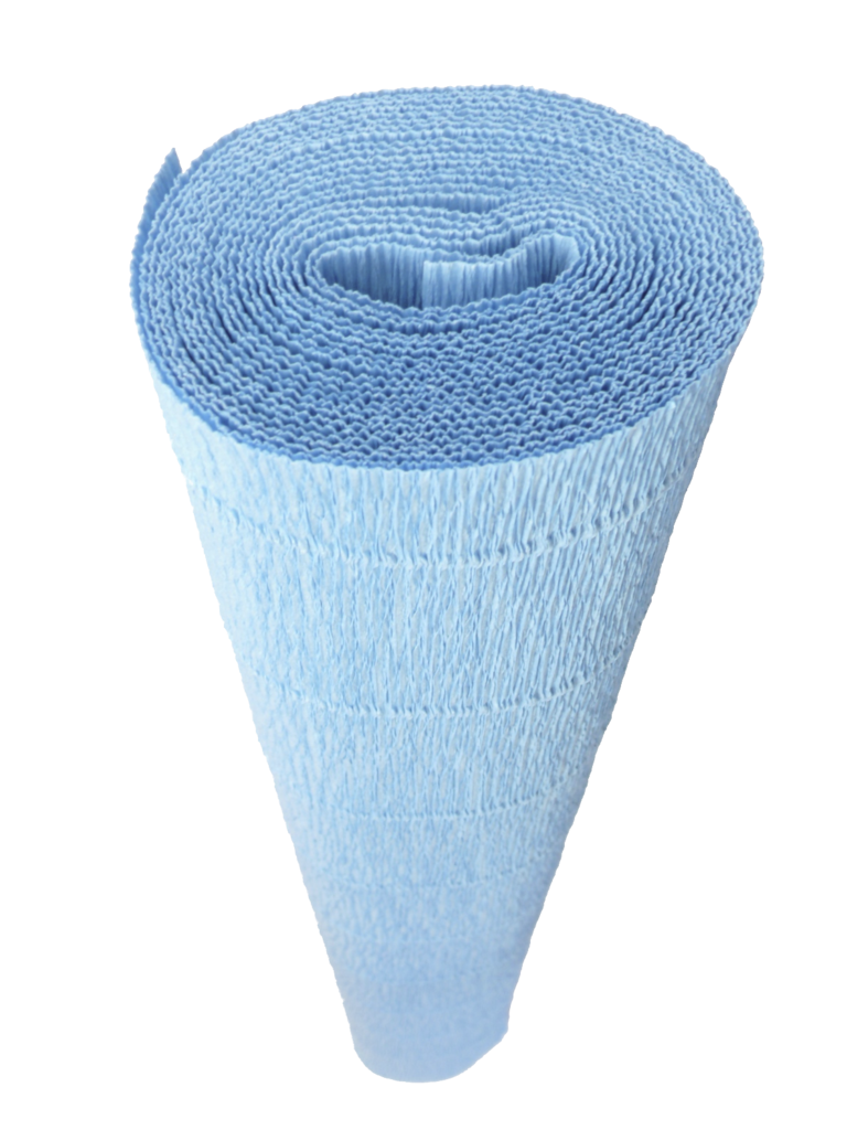 Italian Crepe Paper roll 180 gram - 556 SKYE BLUE