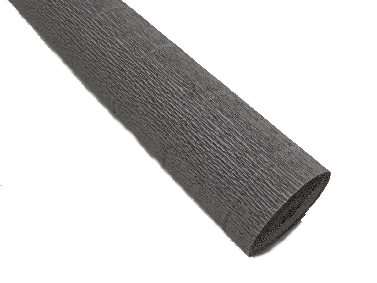 Italian Crepe Paper roll 180 gram - 604 GREY