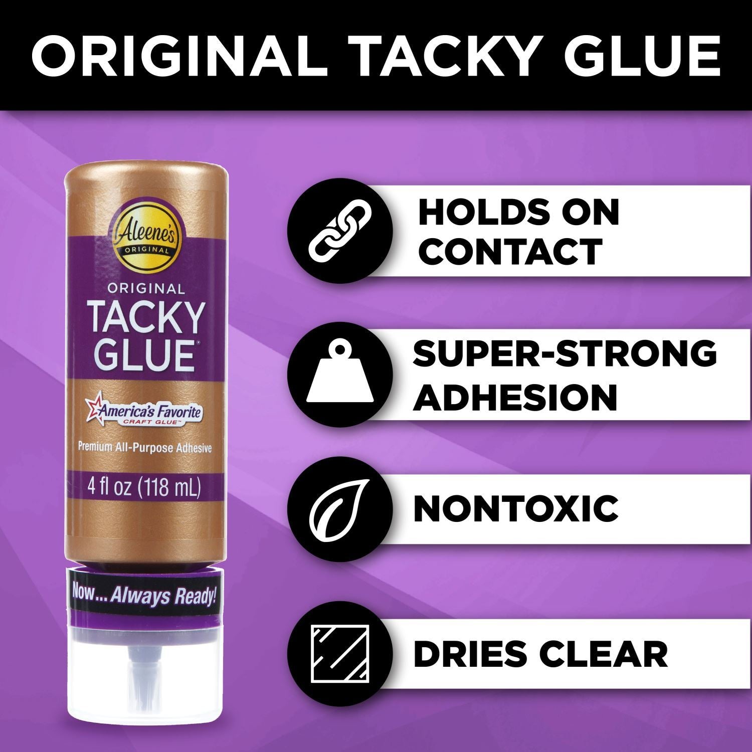 Aleene's® Always Ready Original Tacky Glue 4 oz - Carte Fini
