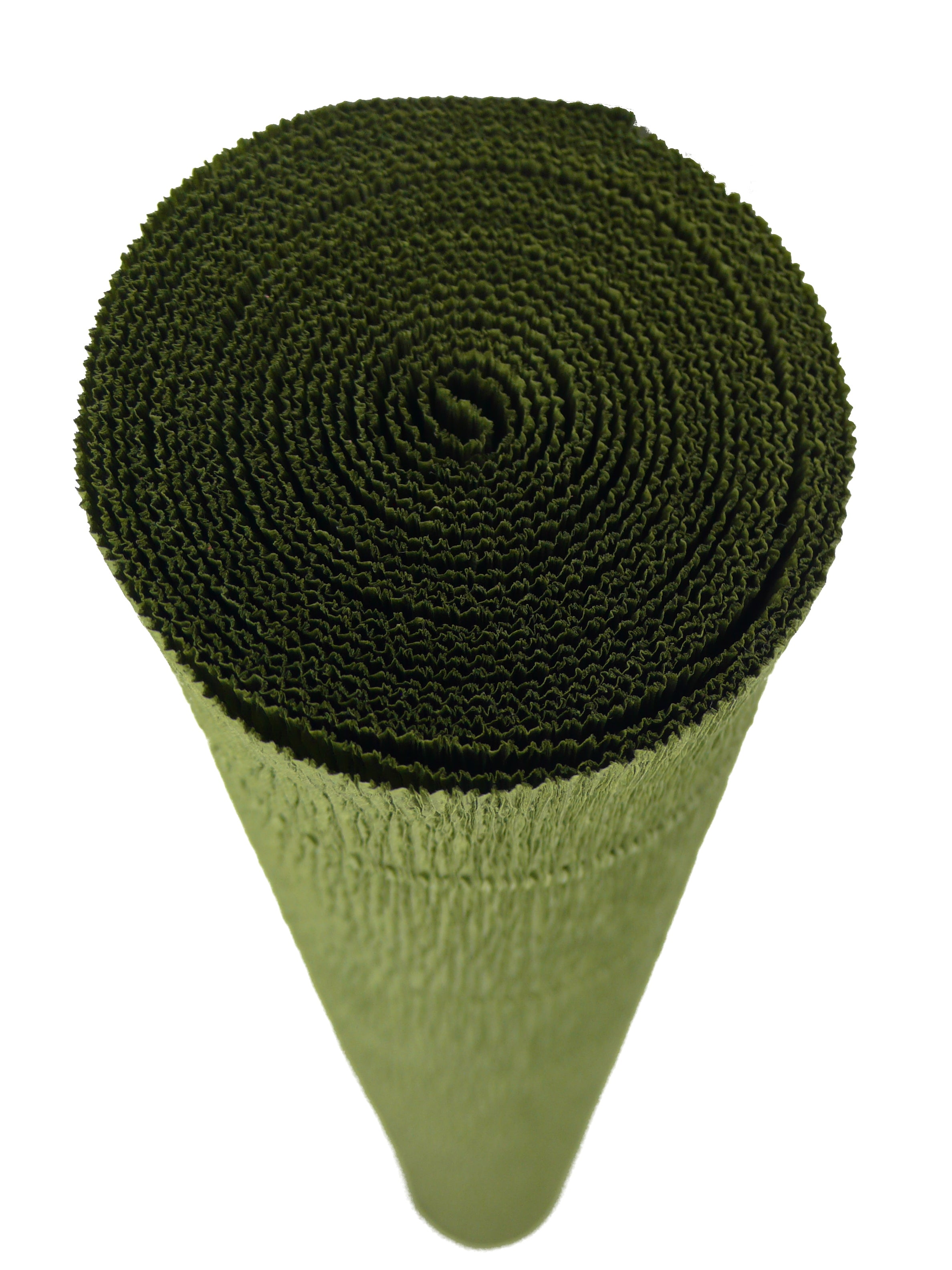 Italian Crepe Paper roll 180 gram - 17A/8 OLIVE GREEN BY TIFFANIE