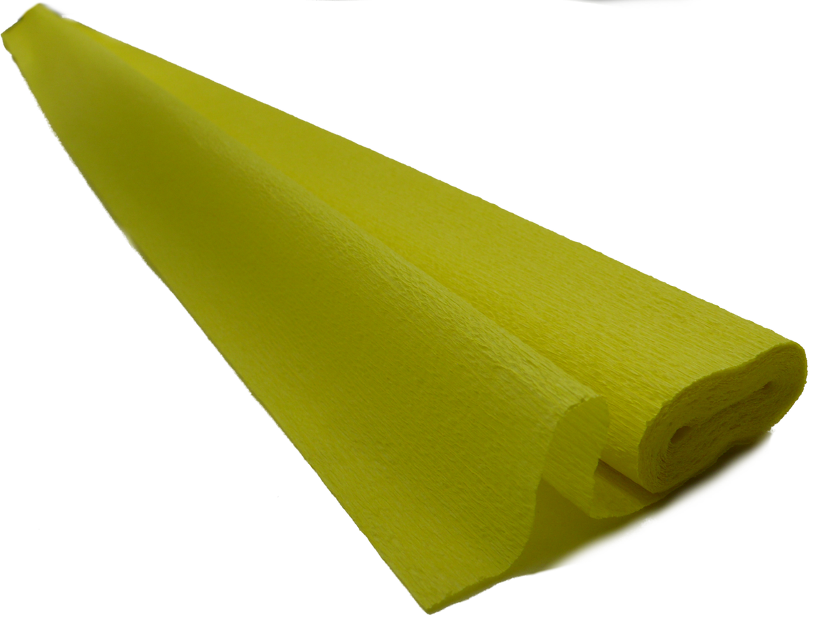 Italian Crepe Paper roll 60 gram - 292 CHICK YELLOW