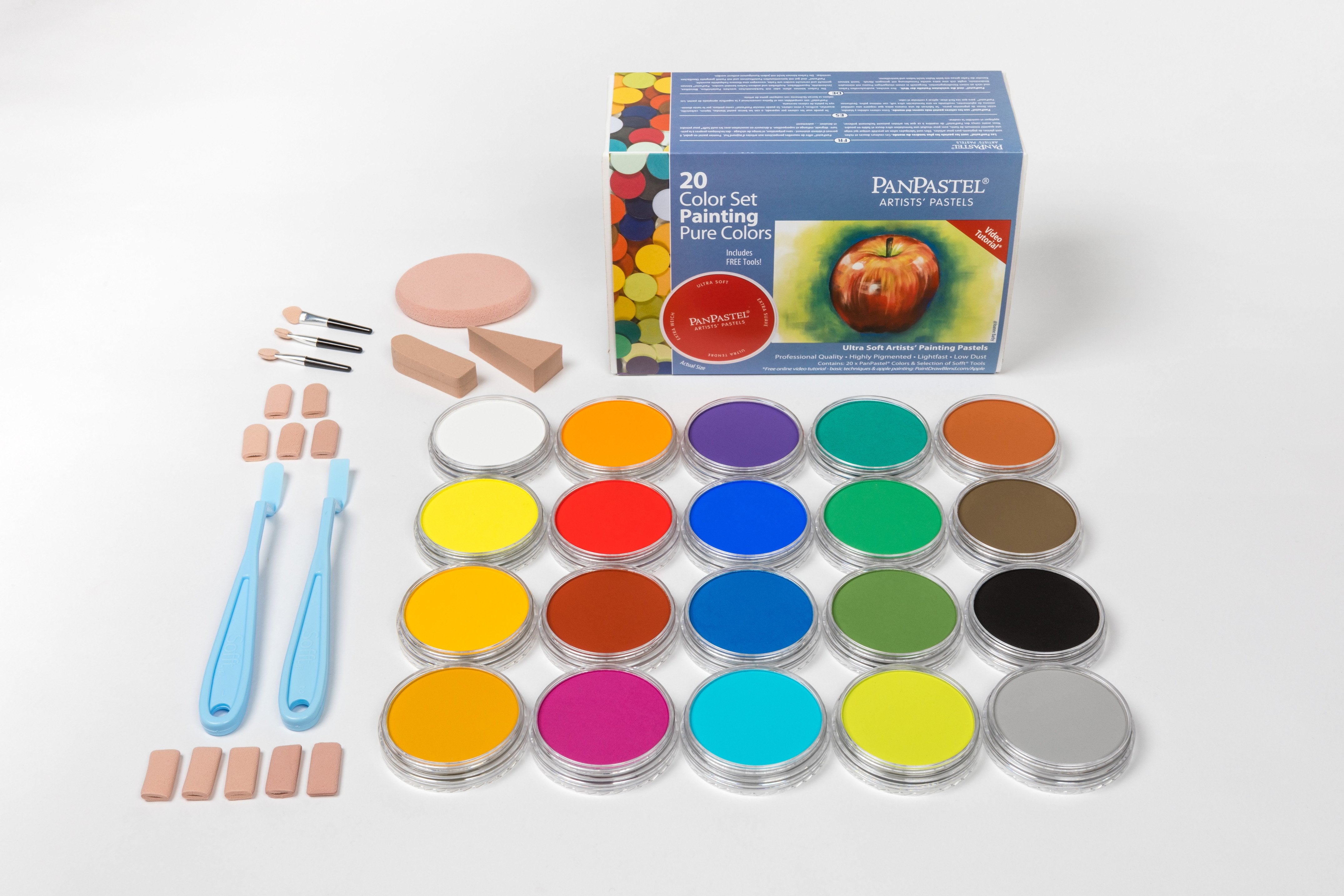 パンパステル　ペインティング20色セット　30201 PanPastel - 30201 20 COLOUR PAINTING SET - Carte Fini