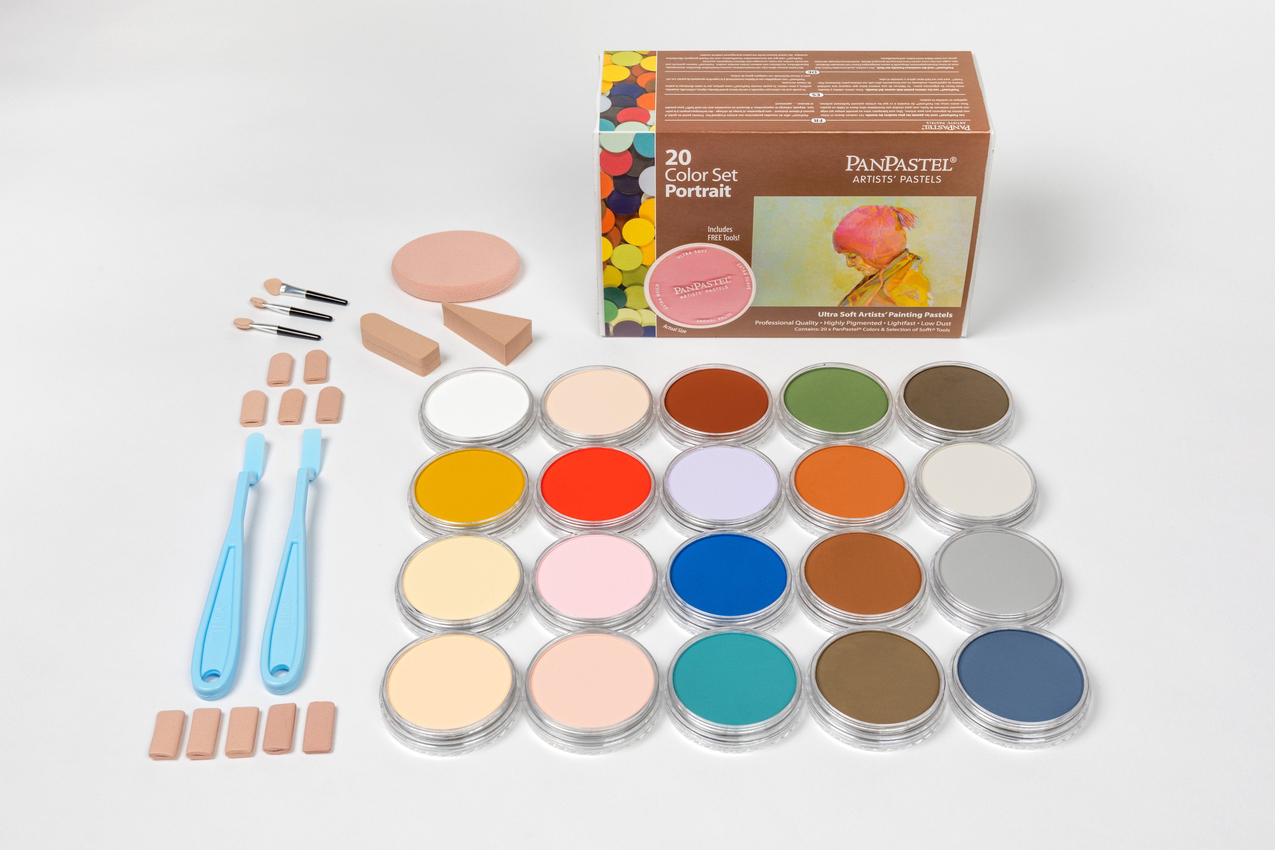PanPastel - 30203 20 COLOUR PORTRAIT SET - Carte Fini