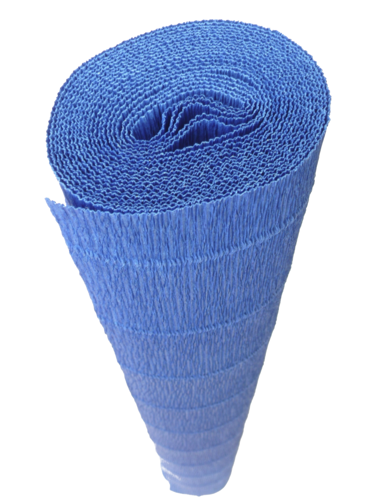 Italian Crepe Paper roll 180 gram - 557 CARIBBEAN BLUE