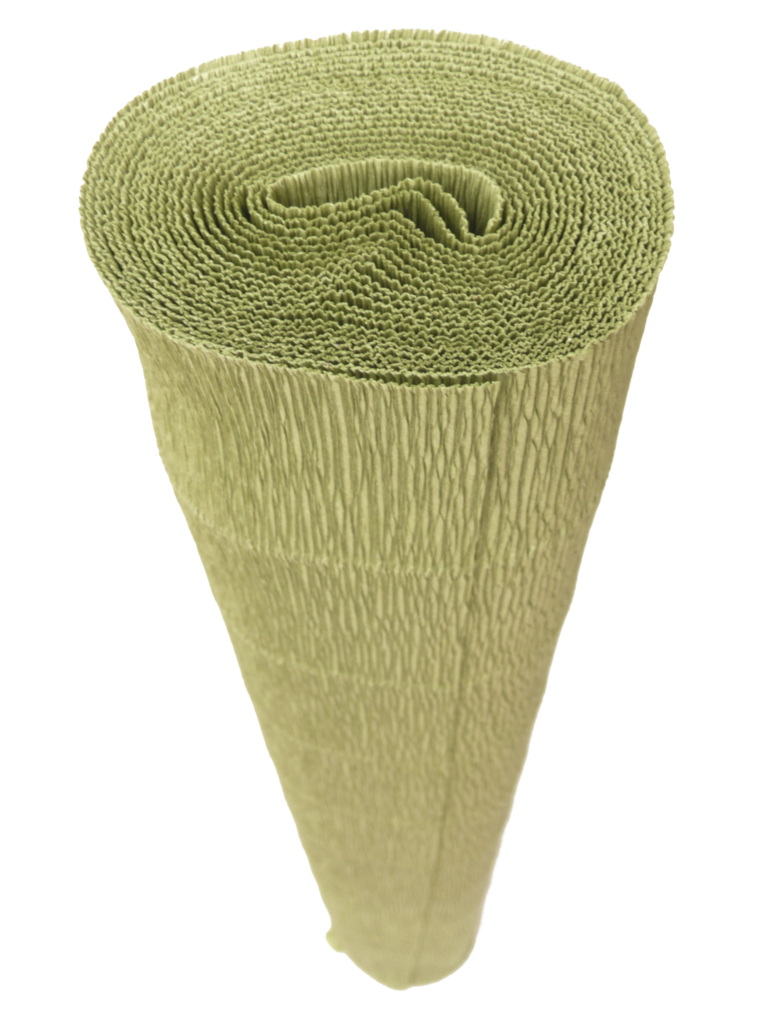 Italian Crepe Paper roll 180 gram - 562 GREEN LEAF