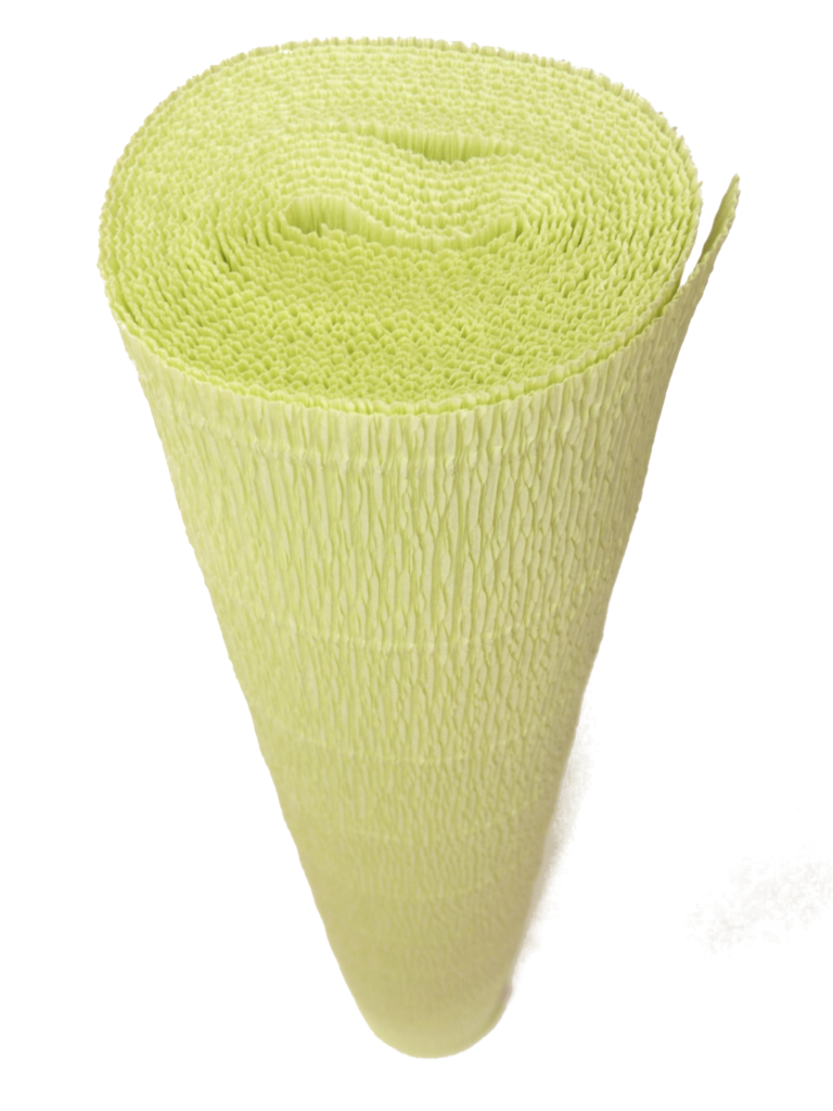 Italian Crepe Paper roll 180 gram - 566 LIME PULP