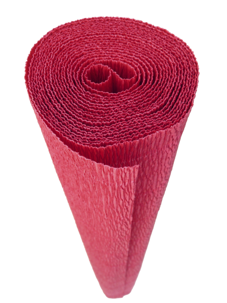 Italian Crepe Paper roll 180 gram - 586 RED VELVET