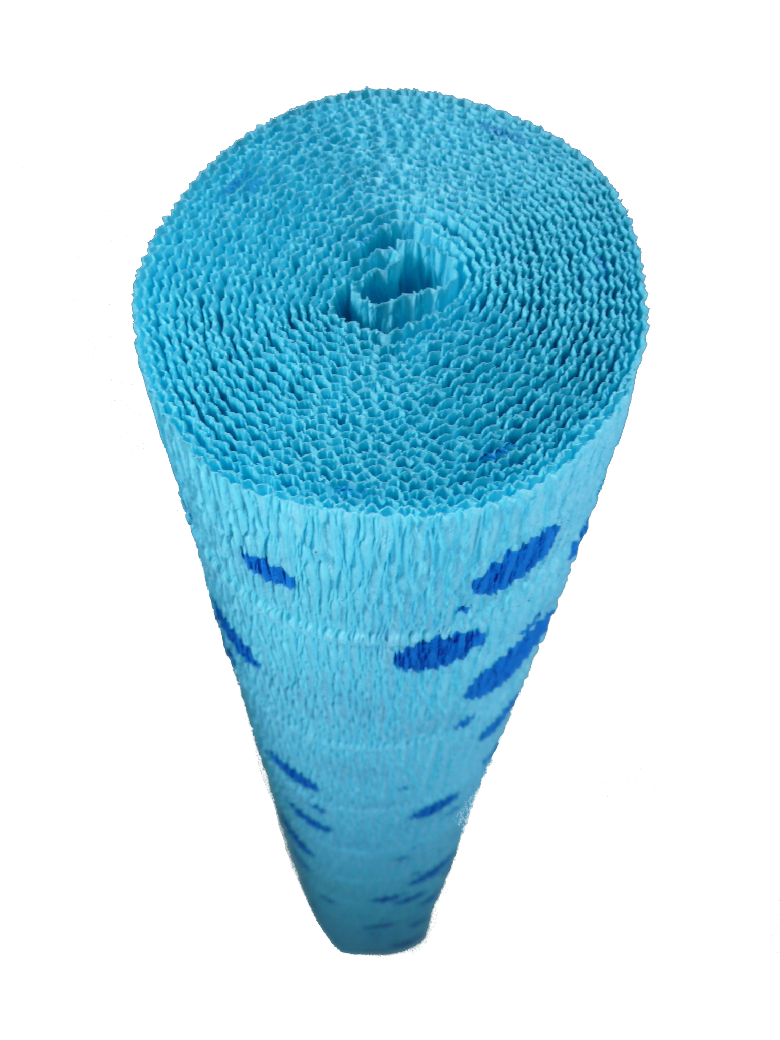 Crepe Paper roll 180 gram - 605/1 BLUE BUBBLE PRINT - Carte Fini