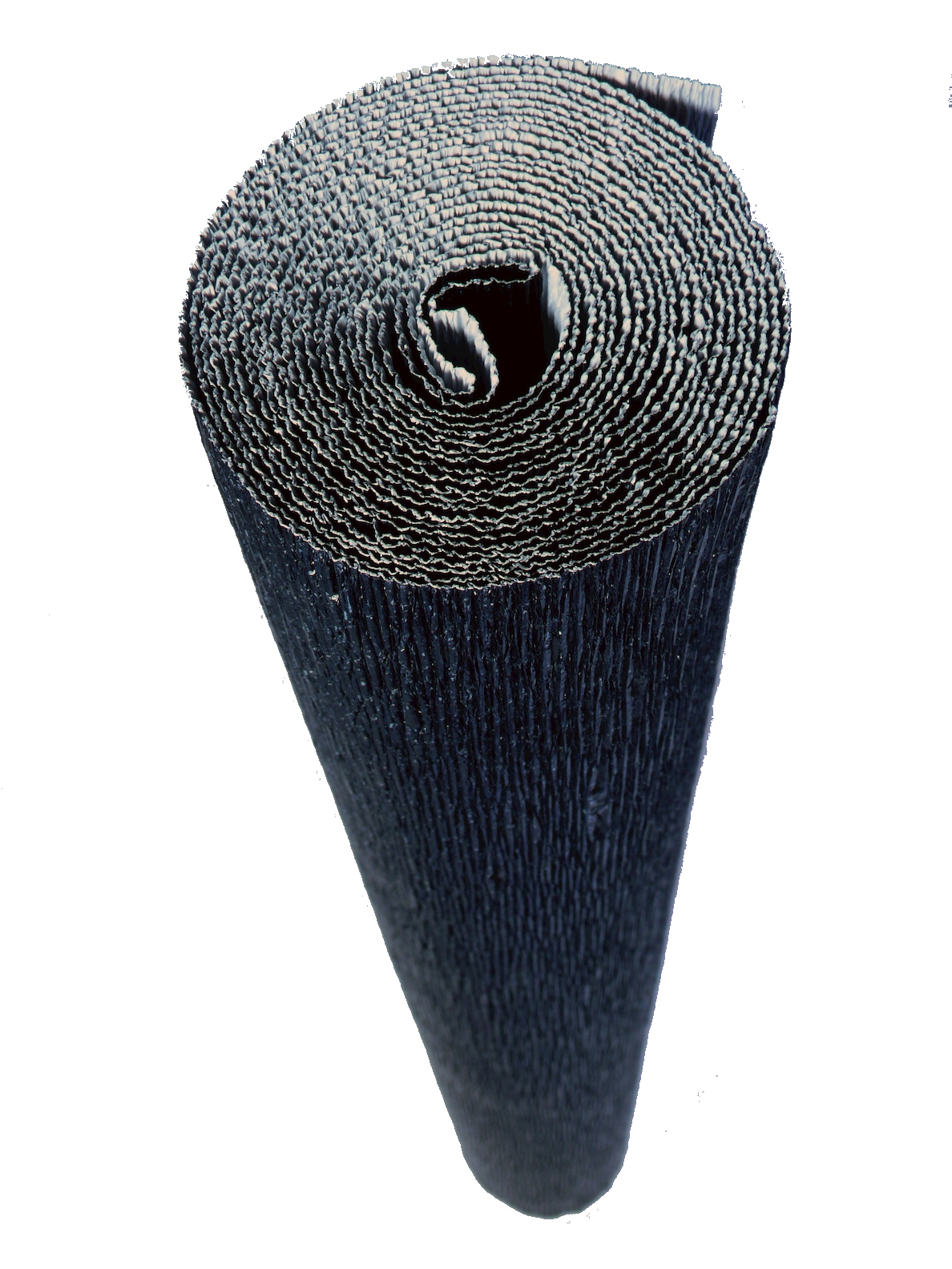 Italian Crepe Paper roll 180 gram - 809 BLACK METALLIC